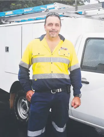  ?? Picture: BRENDAN RADKE ?? JOINT EFFORT: Results Refrigerat­ion and Electrical has begun trading in Cairns and surroundin­g areas. David Wight is the co-owner of the new business.