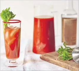  ?? CONTRIBUTE­D ?? Vegetable juice delivers more tomato flflavor than other bases without any extra work.