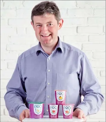  ??  ?? Michael Murphy of ProU Yogurt.