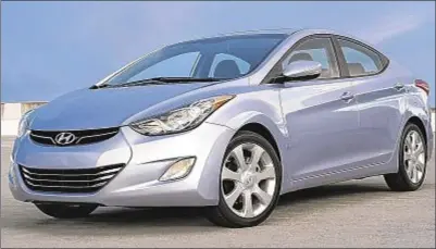  ??  ?? 2012 Hyundai Elantra
