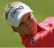  ?? ERIC RISBERG/THE ASSOCIATED PRESS ?? Canada’s Brooke Henderson was third in LPGA’s Swinging Skirts.