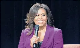 ?? PAUL R. GIUNTA/INVISION ?? Former first lady Michelle Obama in Atlanta in 2019.