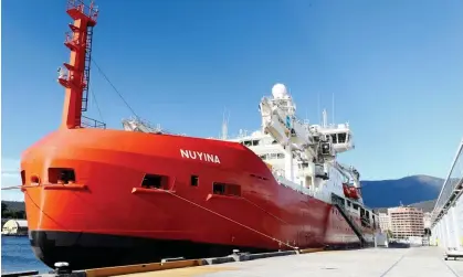  ?? Antarctica. Photograph: Richard Jupe/Australian Antarctic Division/EPA ?? Australia's icebreaker RSV Nuyina has suffered multiple setbacks since its delivery in 2021, affecting climate science research around