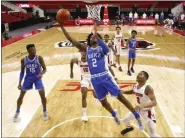  ?? ETHAN HYMAN - THE ASSOCIATED PRESS ?? Duke’s DJ Steward (2) shoots against North Carolina State during an NCAA college basketball game at PNC Arena in Raleigh, N.C., Saturday, Feb. 13, 2021.