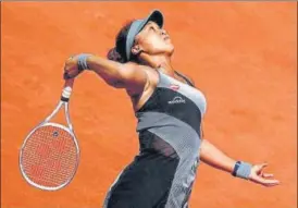  ?? REUTERS ?? Japan's Naomi Osaka withdrew from the French Open citing anxiety.