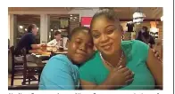  ?? PHOTO BY ADRIAN FRATER ?? Nadine Rowe and son, Nicoy Brown, were victims of a murderous rampage by gunmen in Grange Hill, Westmorela­nd, on Tuesday night.