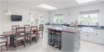  ?? ?? REVIVED: The beautiful Edwardian house has been sensitivel­y and comprehens­ively updated by Liz and Richard Whitaker, at a cost of £230,000. Mrs Whitaker describes the four-bedroom semi-detached home as ‘like Narnia’