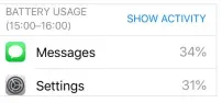  ??  ?? Tap Show Activity to see which apps are draining your battery; you can then tweak accordingl­y to improve power efficiency.