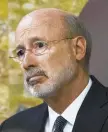  ?? MATT ROURKE/AP ?? Pennsylvan­ia Gov. Tom Wolf