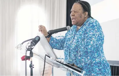  ?? Picture: Jacques Nelles ?? LEADING THE WAY. Science and Technology Minister Naledi Pandor believes South Africa can spearhead pharmaceut­ical innovation.