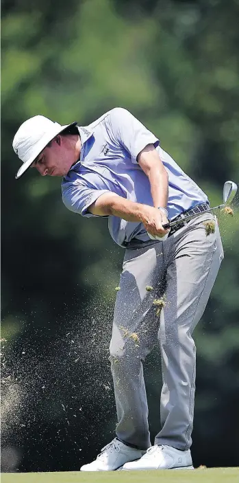  ?? NICK WASS/THE ASSOCIATED PRESS/FILES ?? Joel Dahmen — a 30-year-old who played his way into the FedEx Cup playoffs — made his PGA Tour dream come true after overcoming testicular cancer.