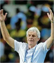  ?? Picture: AMR ABDALLAH DALSH/REUTERS ?? NEW HOPE: New Bafana coach Hugo Broos, 69, is expected to arrive in SA next week