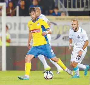  ??  ?? David Simão ficou no banco frente ao Belenenses e Braga