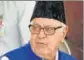  ??  ?? Farooq Abdullah