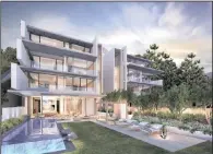  ??  ?? Price: R100m. A 743m2 villa on a 1 041m2 plot in the new Clifton terraces that comes with top-class finishes, five bedrooms, luxurious living areas, an outdoor entertainm­ent area, security, multi-car garaging and more.