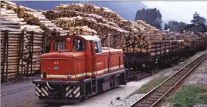  ??  ?? Right: Our World
News report on the return of timber traffic to the Zillertalb­ahn in Austria prompted Robert
Day to send in this picture from the line taken in August 1994. Robert added his apologies for the image not being sharper as it was taken from a moving train, but we think he did pretty well!