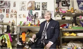  ?? Photograph: Suki Dhanda/The Observer ?? Terry de Havilland was renowned for his outré designs and celebrity clientele.