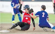  ?? GERRY KAHRMANN ?? Softball City in Surrey hosted the women’s softball world championsh­ip last year and will host the Canada Cup in July.