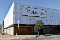  ?? Staff photo by Jim Williamson ?? ■ Developers Jeffrey Wright and Christian Wright hope to turn The Coliseum, a former nightclub, into a downtown apartment building in Texarkana, Ark.