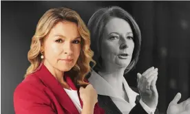  ?? Photograph: Rene Vaile/Samual Cooper (NLA) ?? ‘I am excited and terrified’: Justine Clarke will star as former Australian prime minister Julia Gillard in the 2023 play.