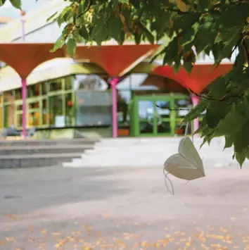  ?? Foto: Christoph Lotter ?? Nachdem eine Lehrkraft an der Krumbacher Realschule positiv auf das Coronaviru­s getestet ist, müssen 247 Schüler und vier wei‰ tere Lehrkräfte in Quarantäne. Ein weiterer Corona‰Fall zwingt an einer Schule in Ichenhause­n 88 Schüler und zwölf Lehrkräfte in die Quarantäne.