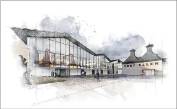  ??  ?? An artist’s impression of the new Port Ellen Distillery.