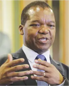  ??  ?? Dr Mangudya