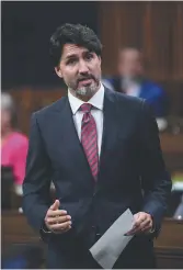  ?? - La Presse canadienne: Sean Kilpatrick ?? Le premier ministre Justin Trudeau.