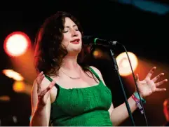  ?? (Getty) ?? Rachel Unthank performs with The Unthanks at the Cambridge Folk Festival in 2019