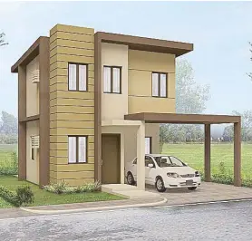  ??  ?? Solviento Villas are designed to fulfill the Filipino aspiration for a spacious and secure home in a subdivisio­n setting at a value for money.
