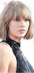  ??  ?? Taylor Swift