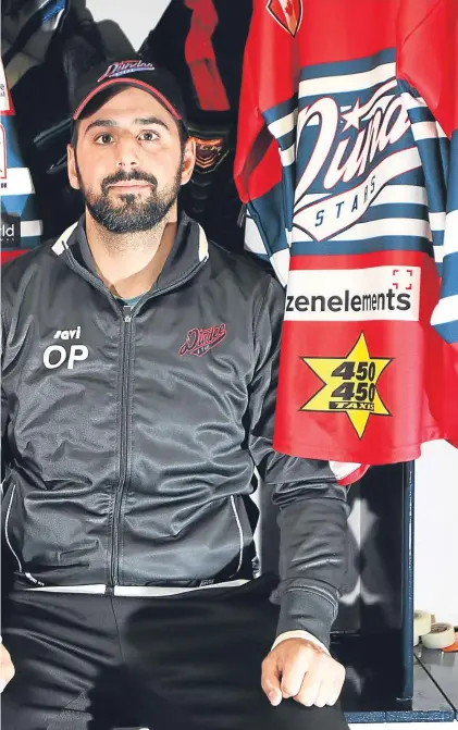  ?? Picture: Kris Miller ?? Dundee Stars head coach and general manager Omar Pacha is targeting a place in the playoffs.