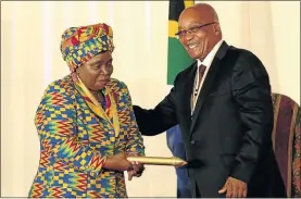  ?? PHOTO: SIMPHIWE NKWALI ?? Nkosazana Dlamini-Zuma has been touted as a likely successor of her ex-husband President Jacob Zuma.