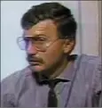  ?? (Capture d’écran Antenne 2/INA) ?? Jean-Pierre Bernard, en 1988, lors d’un reportage à Toulon sur l’affaire de Canson.