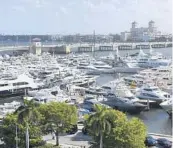  ?? TAIMY ALVAREZ/SOUTH FLORIDA SUN SENTINEL ?? Organizers of the Palm Beach Internatio­nal Boat Show are taking the 35th annual event virtual this year.