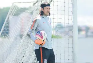  ?? Antônio Cícero/Photopress/Estadão Conteúdo ?? O experiente goleiro Cássio é o titular que mais atuou pelo Timão no torneio continenta­l