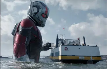  ?? Marvel Studios ?? Paul Rudd as Giant-Man in “Ant-Man and the Wasp.”