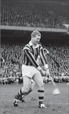  ??  ?? Kilkenny goalkeeper Ollie Walsh in action during the 1963AllIre­land Senior Hurling Final Kilkenny v Waterford, Croke Park.