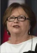  ?? ADRIAN WYLD, THE CANADIAN PRESS ?? Public Services and Procuremen­t Minister Judy Foote says she believes the problems are rooted in inadequate system training.