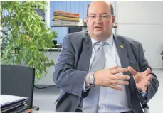  ?? ARCHIVFOTO: MARIUS LECHLER ?? Joachim Löffler bezieht Stellung zu den Vorwürfen zum geplanten Ärztehaus.