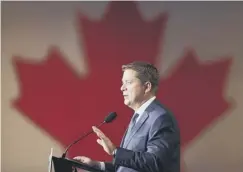  ??  ?? 0 Conservati­ve leader Andrew Scheer after being defeated