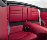  ??  ?? Small back seats are only for kids or luggage; handy since boot can’t match AMG’s capacity