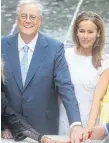  ?? FOTO: CHRISTINA HORSTEN ?? David H. Koch und seine Frau Julia bei der Einweihung der „David H. Koch Plaza“.