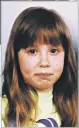  ??  ?? Kicsiny áldozat Az akkor 7 éves Szathmáry Nikolettet 1998. január 14-én ölte meg máig ismeretlen gyilkosa