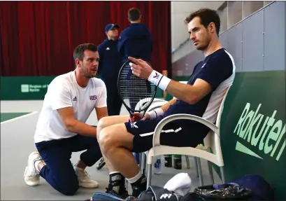  ??  ?? Leon Smith is delighted to have been able to call on former world No.1 Andy Murray for GB at the Davis Cup