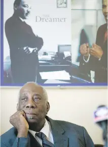  ?? D A R I O AYA L A ?? Dan Philip , former president of La Ligue des Noirs du Québec , managed to draw attention to problems with policing and underrepre­sentation of black community members in politics.