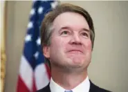  ?? CLIFF OWEN/THE ASSOCIATED PRESS ?? Supreme Court nominee Brett Kavanaugh.