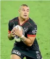  ??  ?? Tuimoala Lolohea was originally selected for the Warriors in the halves and that is what he sees as his best position.