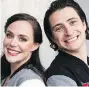  ??  ?? Tessa Virtue and Scott Moir