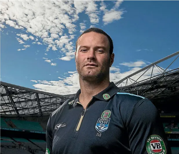  ??  ?? Boyd Cordner is expected to be fit to lead the Blues into the State of Origin series decider in Brisbane on Wednesday night.